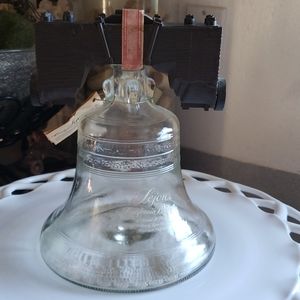 Vtg.glass  Brandy bottle